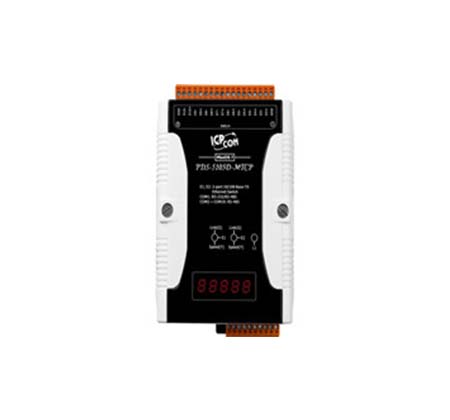 供應泓格PDS-5105D-MTCP：可編程設備服務器（10 RS-485斷口和2口Switch和LED顯示）