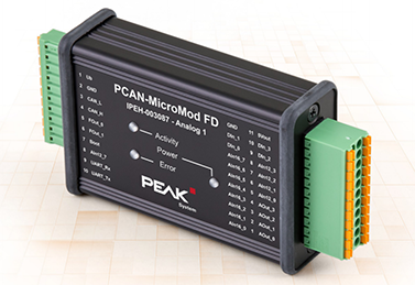 虹科PEAK CAN IO模塊PCAN-Micromod FD Analog1