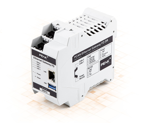 虹科PEAK 2通道CAN FD轉以太網網關PCAN-Ethernet Gateway FD DR