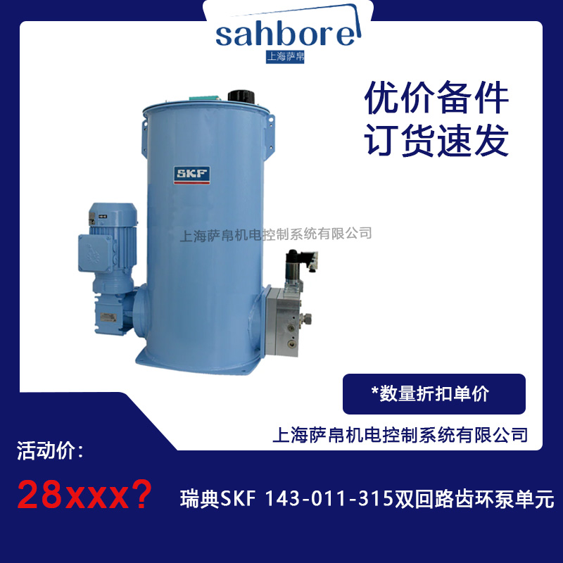 瑞典SKF 143-011-315雙回路齒環泵單元